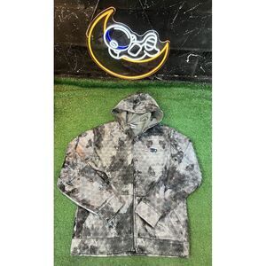 Reebok New England Patriots Sweater Mens S/M Gray‎ Hoodie Tie Dye NFL Football
